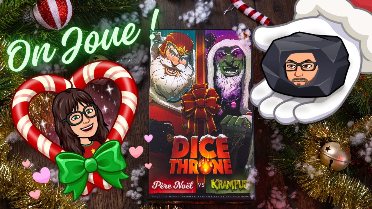 Dice Throne, Père Noël VS Krampus ! - (REPLAY TWITCH)