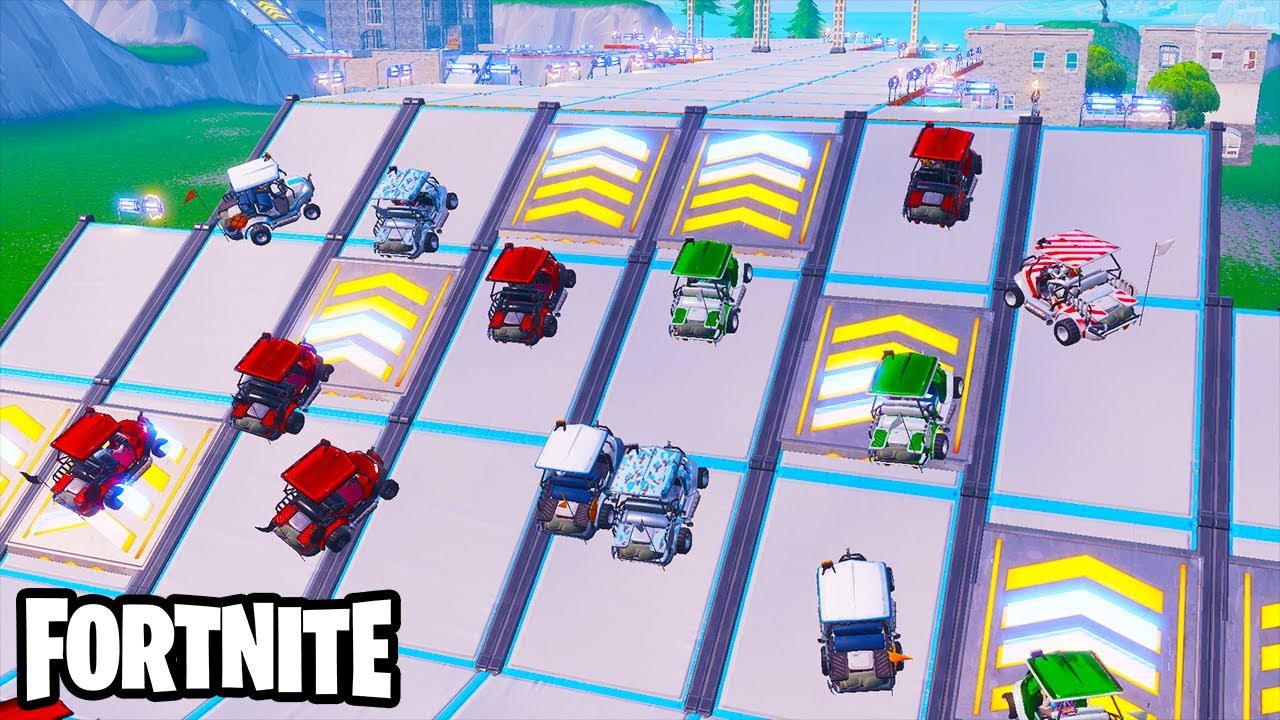 FORTNITE CORRIDA MALUCA COM 16 PLAYERS!!