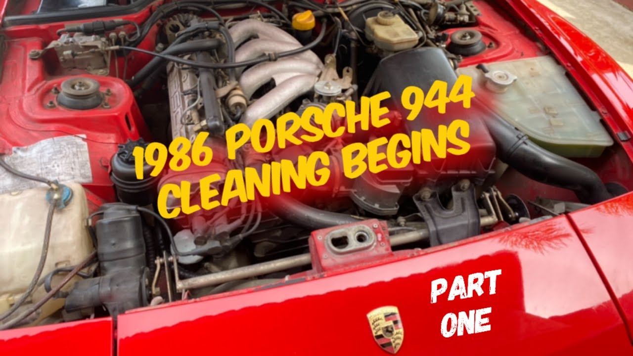 CLEANING BEGINS! (part one) 1986 Porsche 944