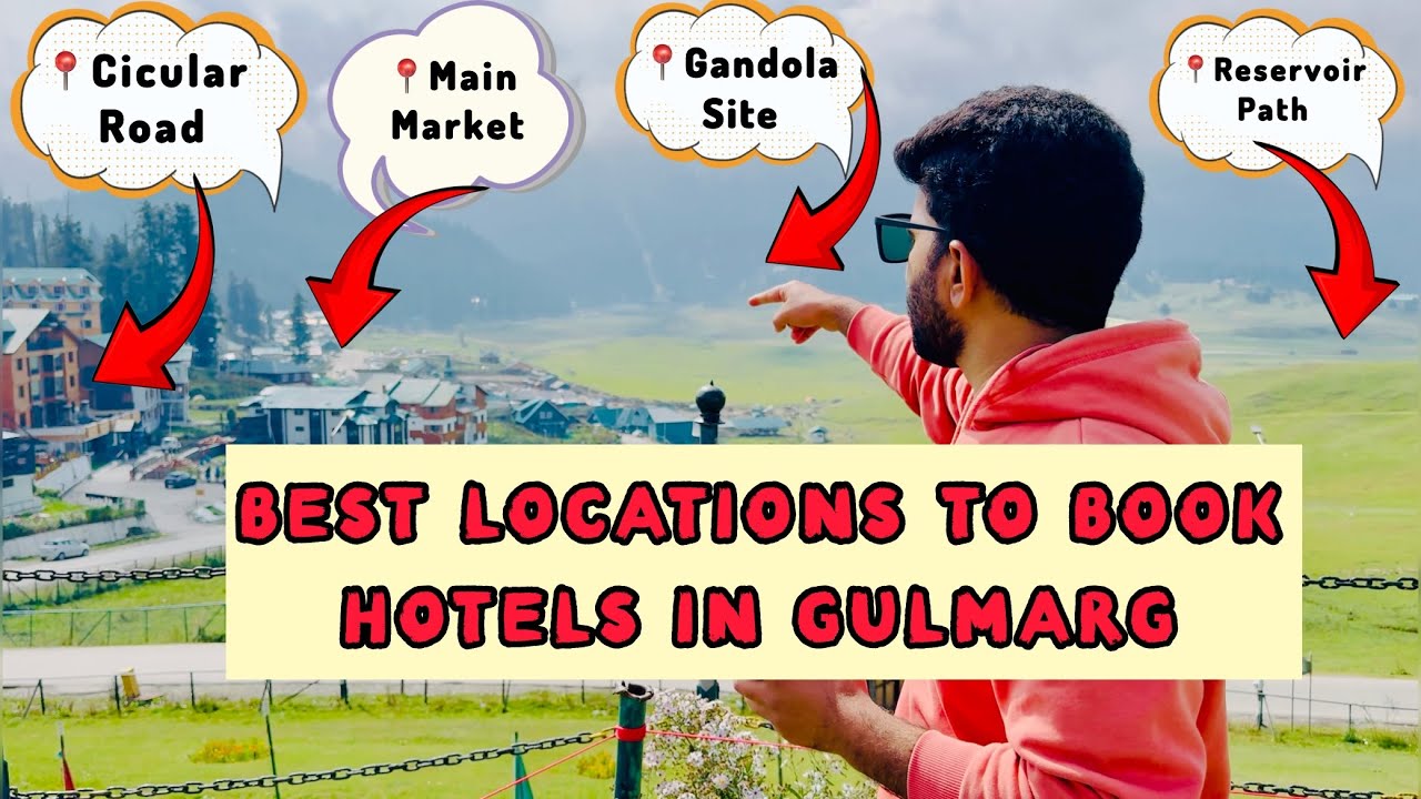Top 5 locations to book Your Hotels In Gulmarg | #Gulmarg #GulmargMarket #Kashmir #travel