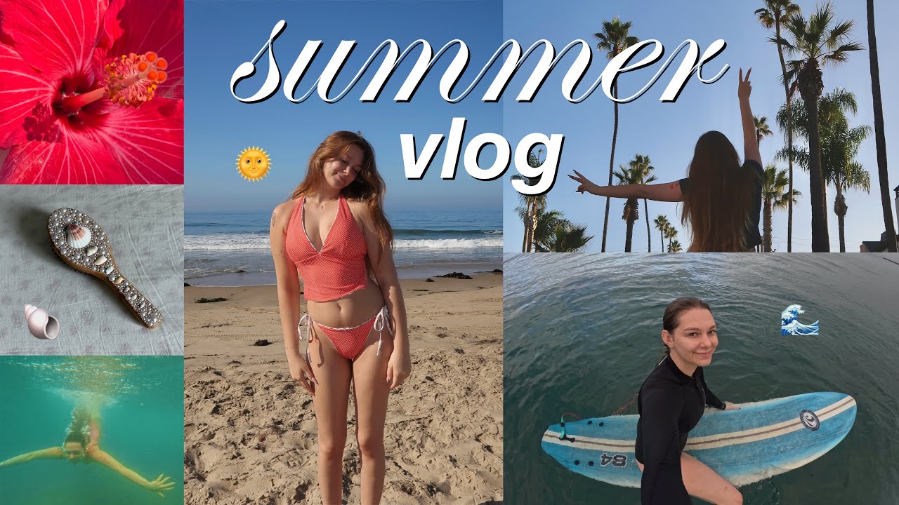 come spend my entire summer with me | crafts, shopping, beach days, and more🌞