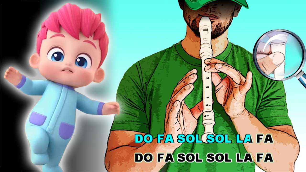 Camina Camina - Bebefinn | Flauta Fácil | Tutorial | Cover | Karaoke