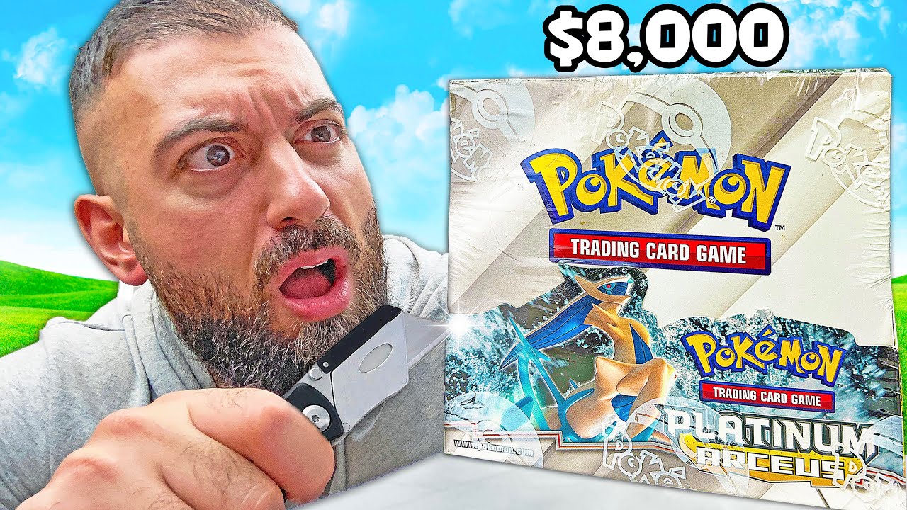 Opening My $8,000 Box For The Rarest Arceus Pokemon Cards!