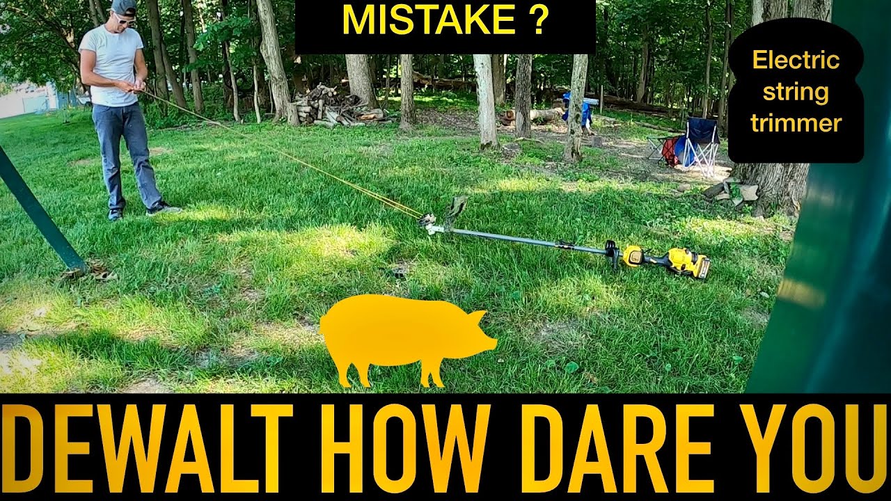 Правда о 60-вольтовом триммере Dewalt вас шокирует!