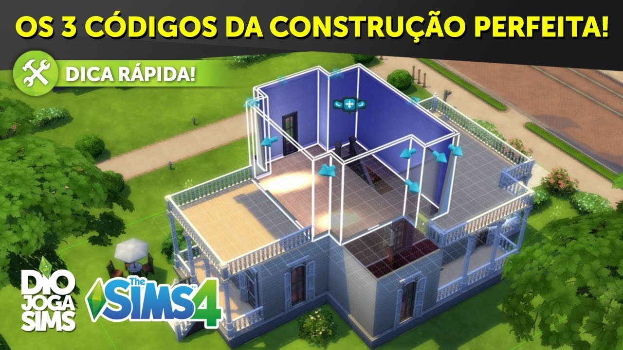 OS 3 CÓDIGOS DA CONSTRUÇÃO PERFEITA NO THE SIMS 4! |  Dicas de Construção