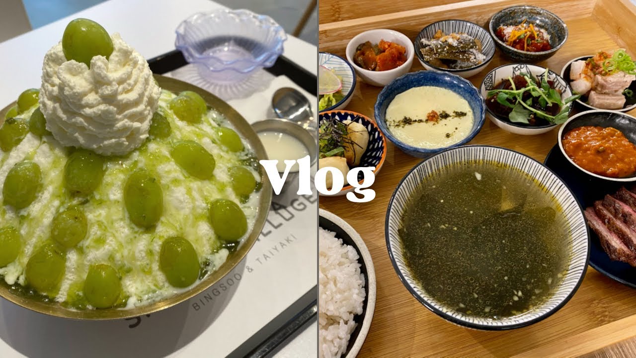 [Vlog] 밴쿠버 🇨🇦| Little Monk Pretzels| Snowy Village| Zoomak 주막| Hoduya 호두야| Happy Tree| Soy Talk