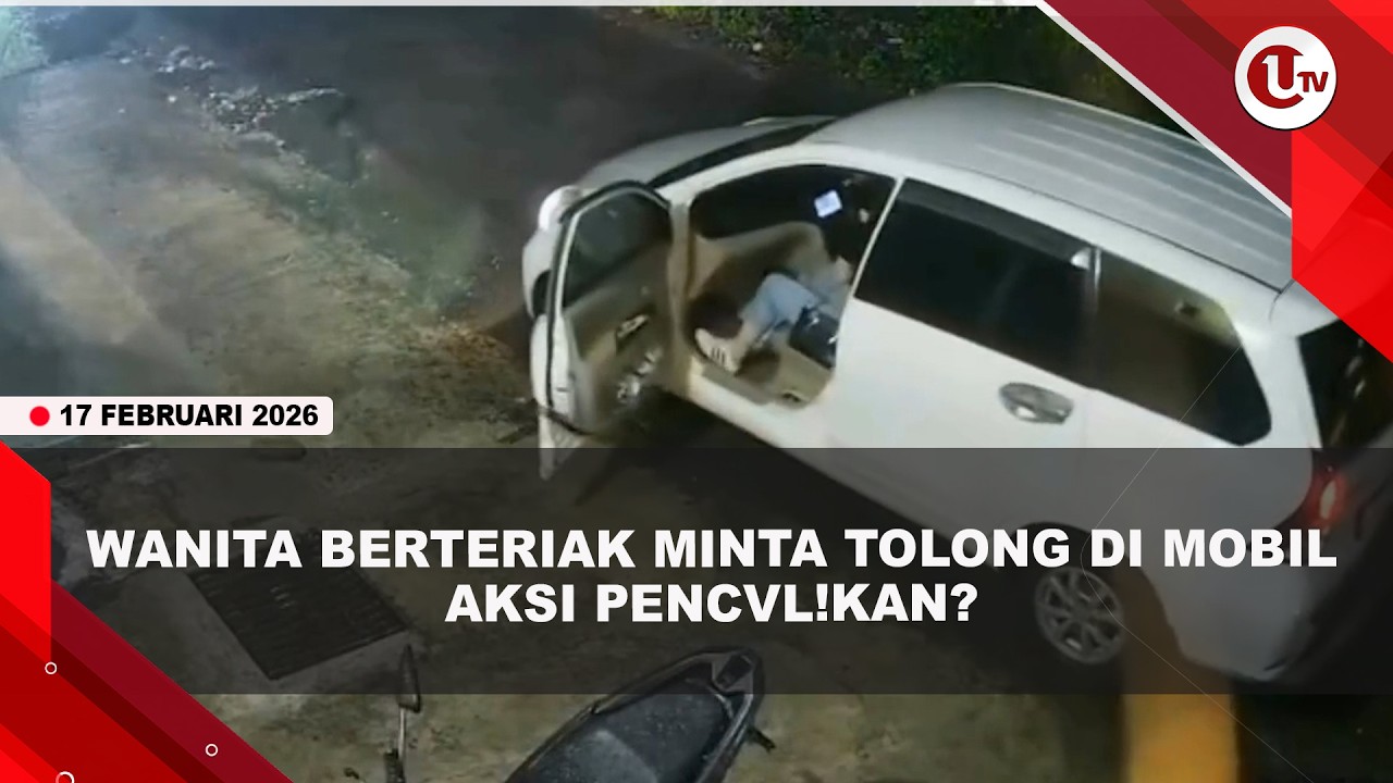 TEREKAM CCTV, WANITA BERTERIAK MINTA TOLONG DI DALAM MOBIL | U-NEWS