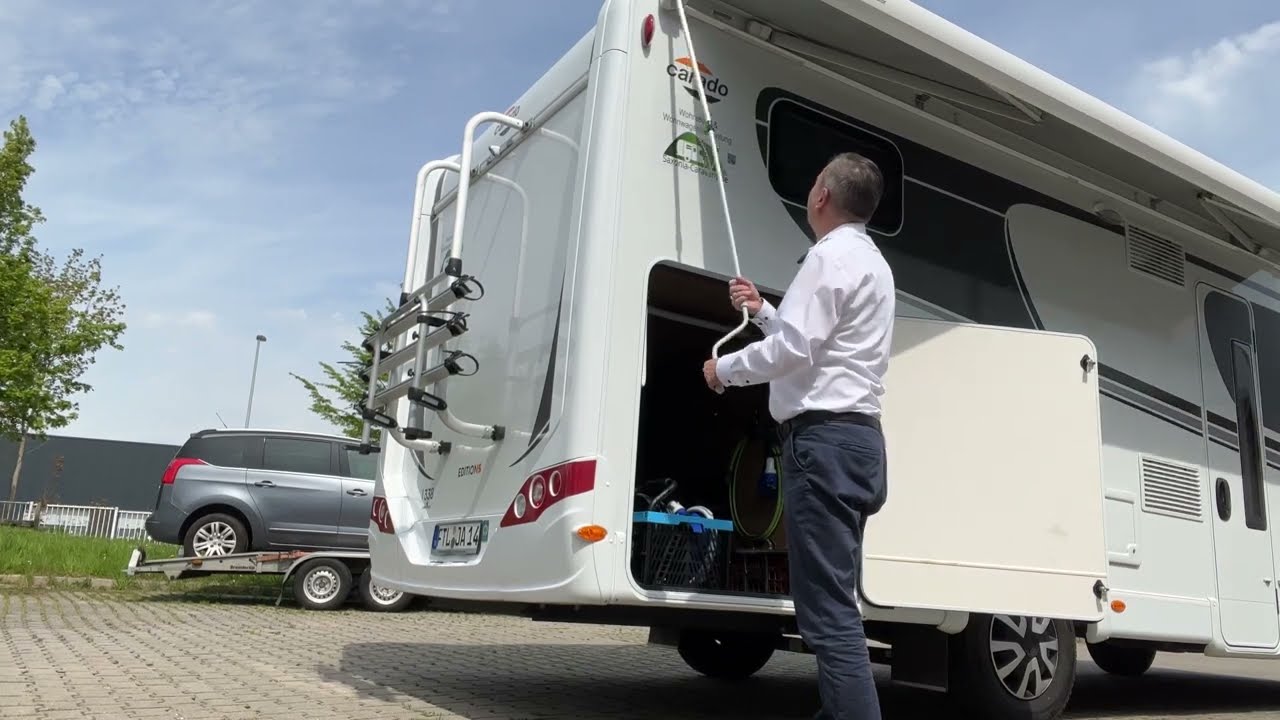 Carado I 338 Einweisung in unser Mietfahrzeug JA 16 von außen