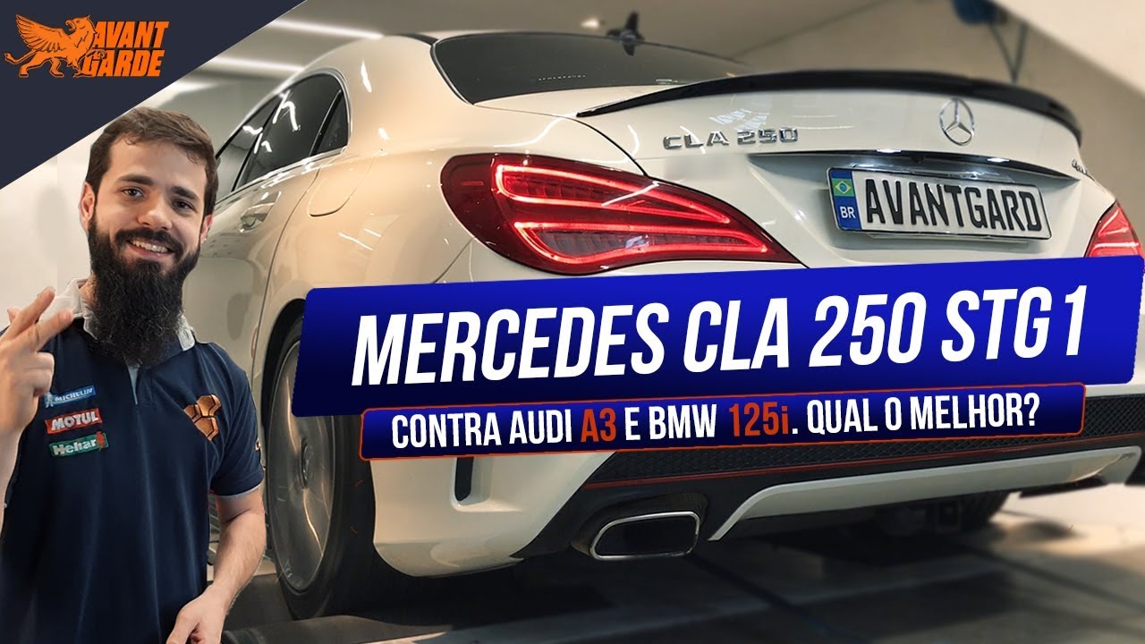 Mercedes CLA250 vs. Audi A3 ou BMW 125i. Qual o melhor no remap? - AvantGarde Performance