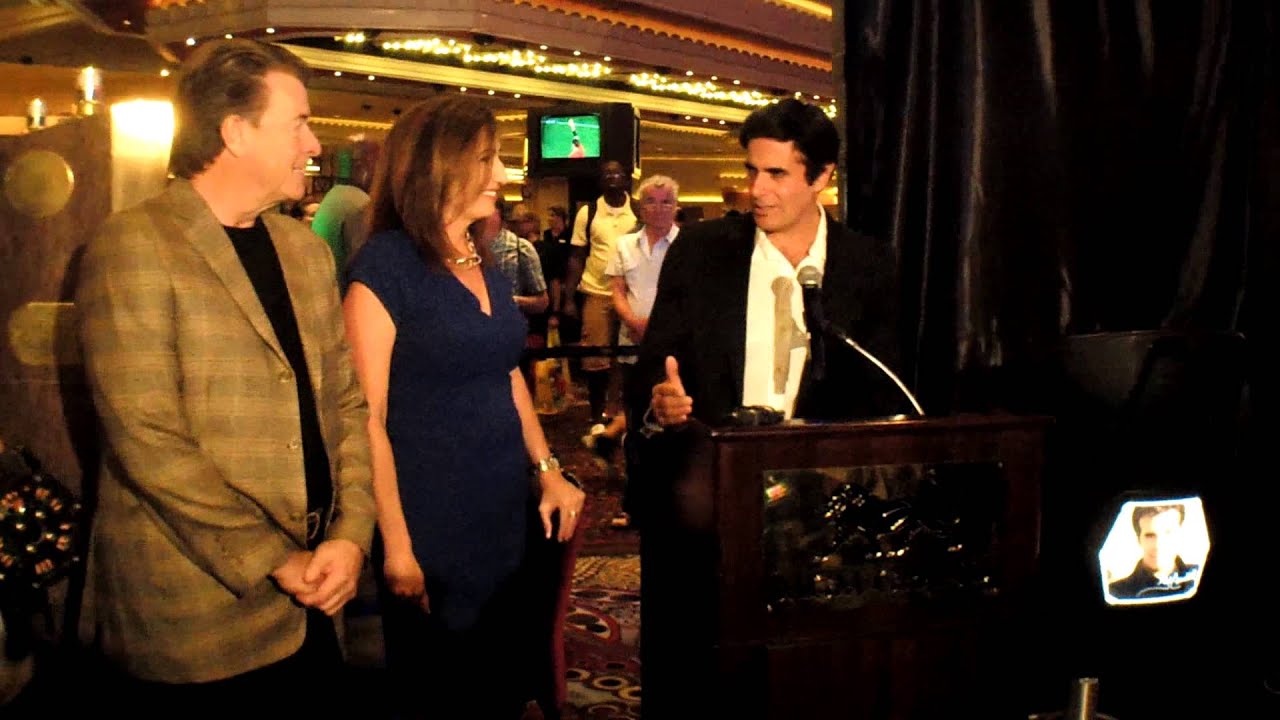 David Copperfield Slot Machine MGM Grand Las Vegas Unveiling 6-26-14