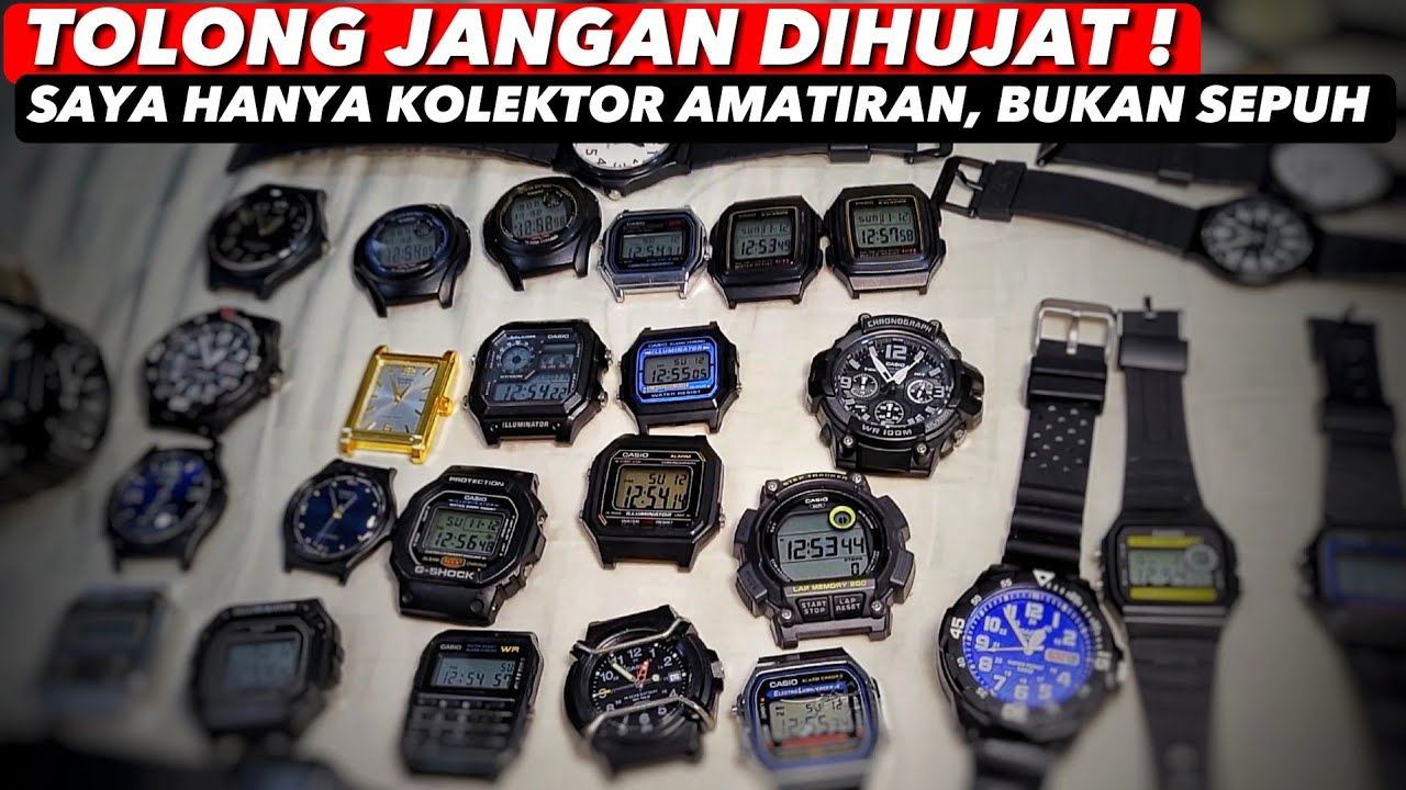 REVIEW KOLEKSI CASIO AMATIRAN ! Ngebahas Koleksi Jam Tangan Casio