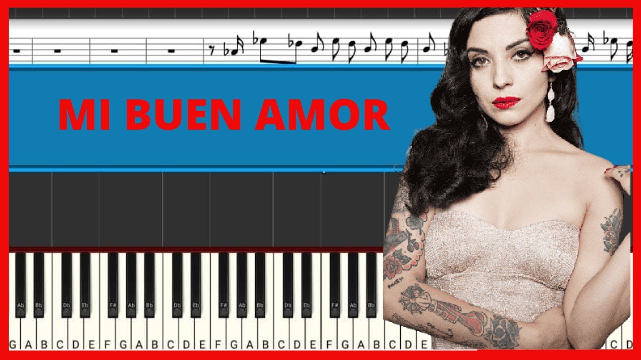 Mon Laferte - Mi Buen Amor ft. Enrique Bunbury | Piano Tutorial | Midi