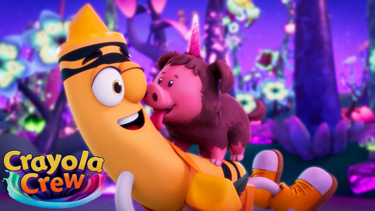 What a Cute and Creative Animal! 🐷 | 45+ Minutes of @CrayolaCrewOfficial | Fun Cartoons for Kids