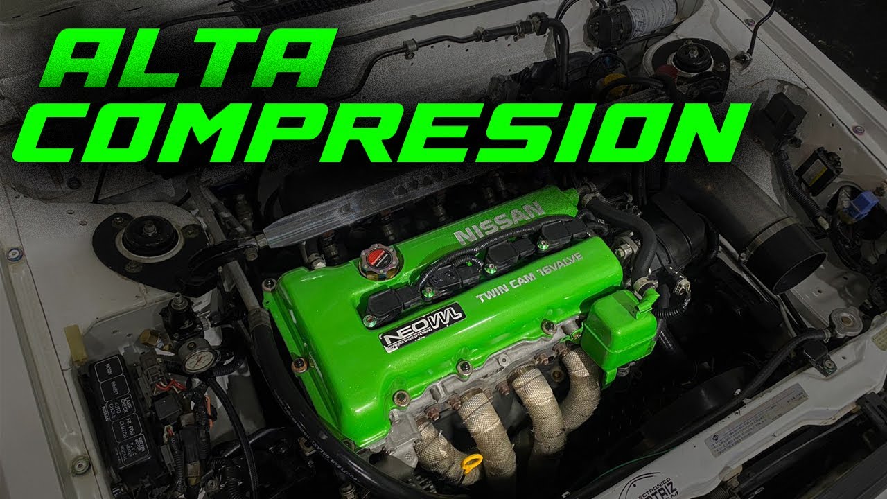 Nissan Sentra SR20VE VVL con alta compresión!!! Al fin resultados en el dyno...