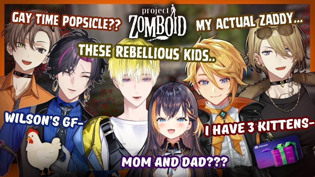 [NIJIEN ZOMBOID COLLAB] Back for More Chaos with the Discord Kitten & a Dramatic Family...