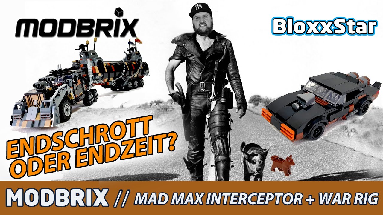 MODBRIX 🏜️ MAD MAX INTERCEPTOR + WAR RIG |▶️| Unboxing, Speed Build, Fakten, Review 💬 📽️ 4K | +Subs
