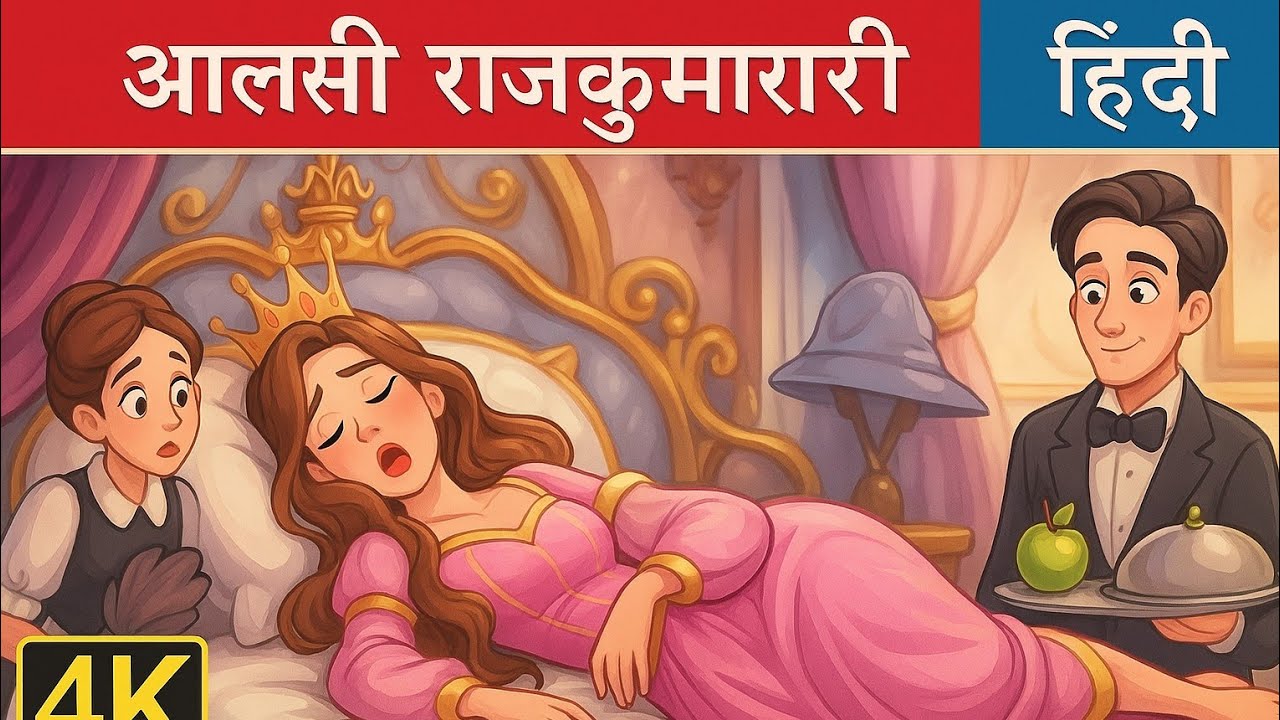 आलसी राजकुमारी का जादुई सबक | Hindi Moral Story #cartoonstory #storytime #stories #trending #viral 