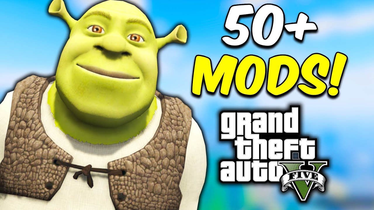 GTA 5 С БОЛЕЕ ЧЕМ 50 МОДАМИ!