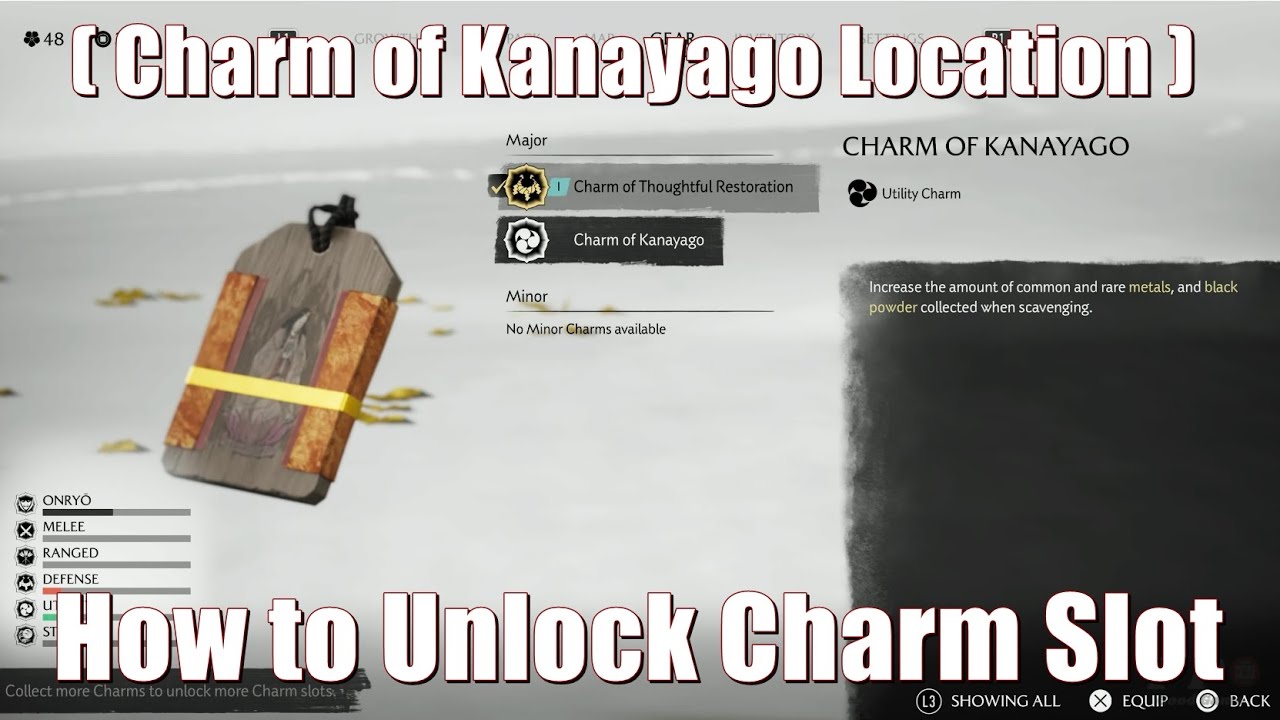 How to Unlock Charm Slot ( Charm of Kanayago Location ) - Ghost of Yotei