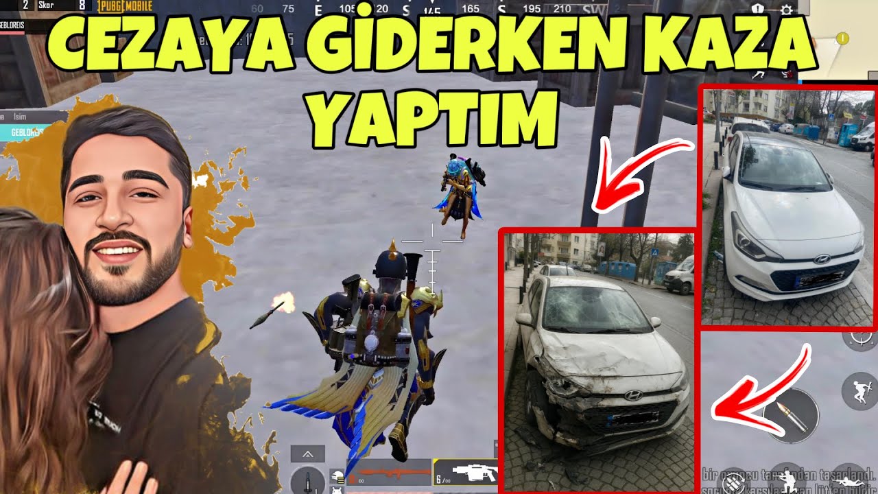 CEZALI RPG VS ATTIK, CEZAYA GİDERKEN KAZA YAPTIM (!) -PUBG MOBİLE