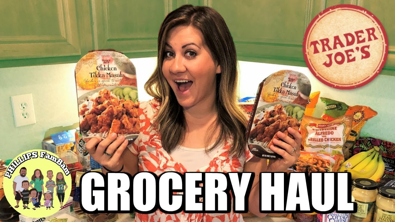 MASSIVE TRADER JOE'S GROCERY HAUL | $200 Large Family Haul | PHILLIPS FamBam Hauls