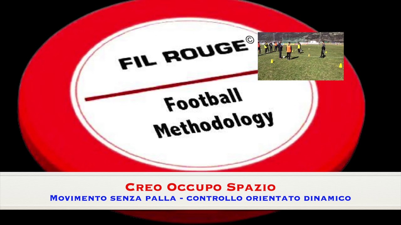 Come allenare il calcio liquido, movimenti con e senza palla - Metodo Fil Rouge#footballcoach