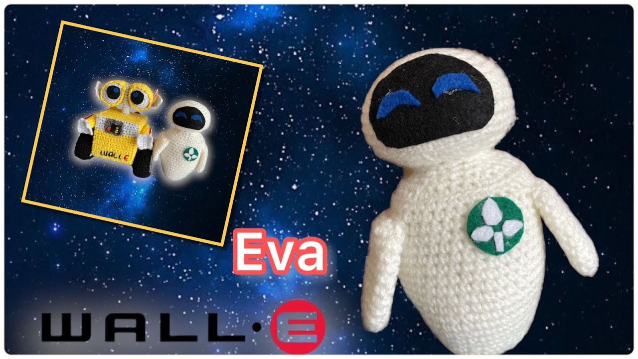 Como tejer a EVE de Disney Amigurumi paso a paso tutorial crochet