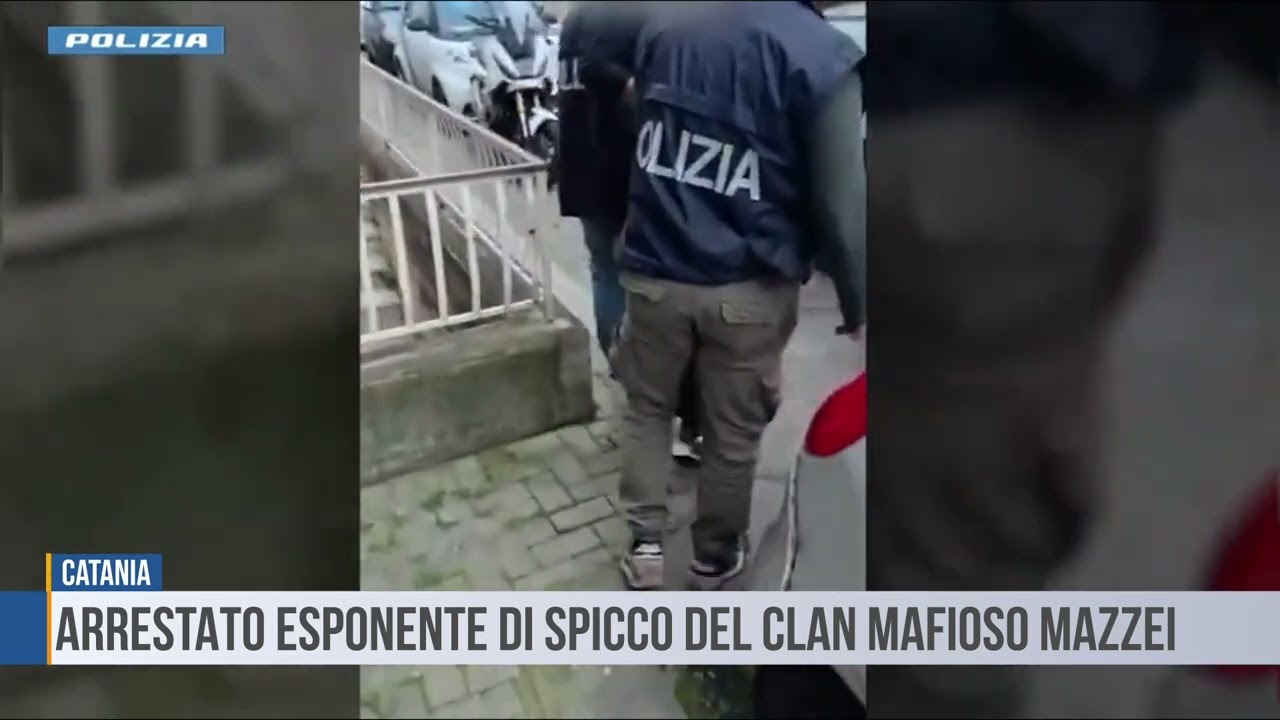 Catania:  arrestato un esponente di spicco del clan mafioso Mazzei