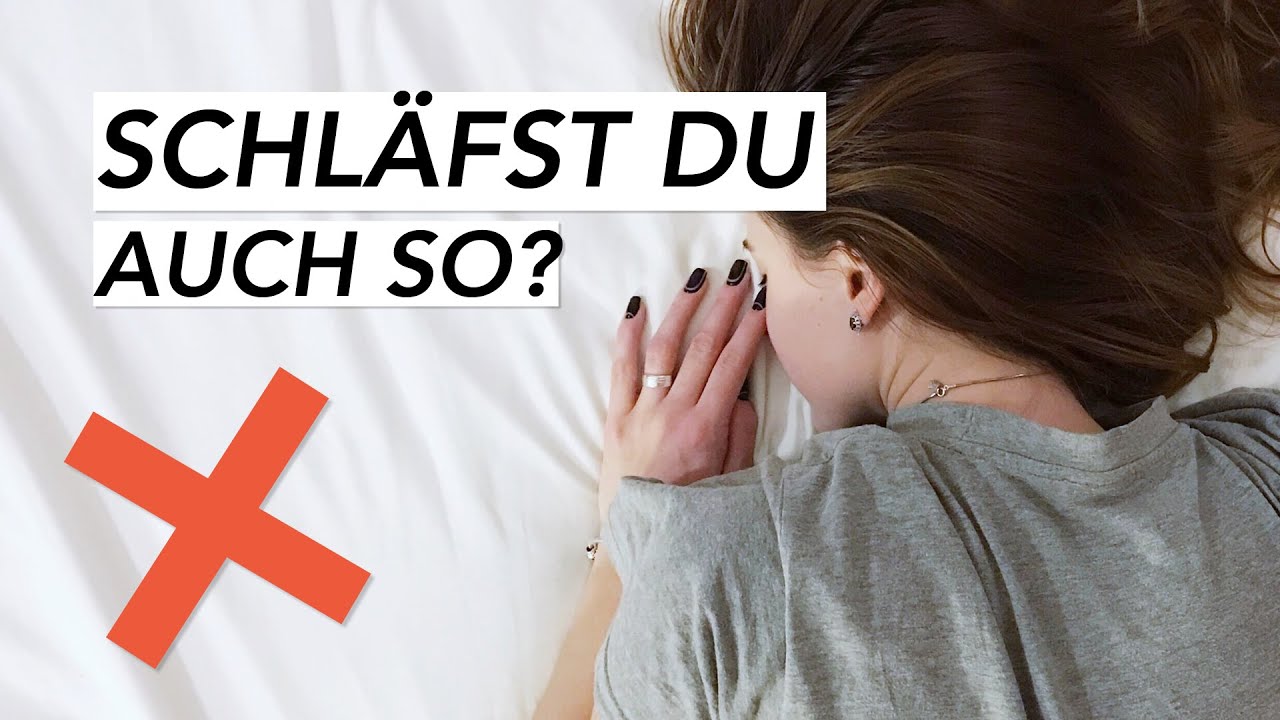 DAS solltest du wissen, wenn du SO schläfst!