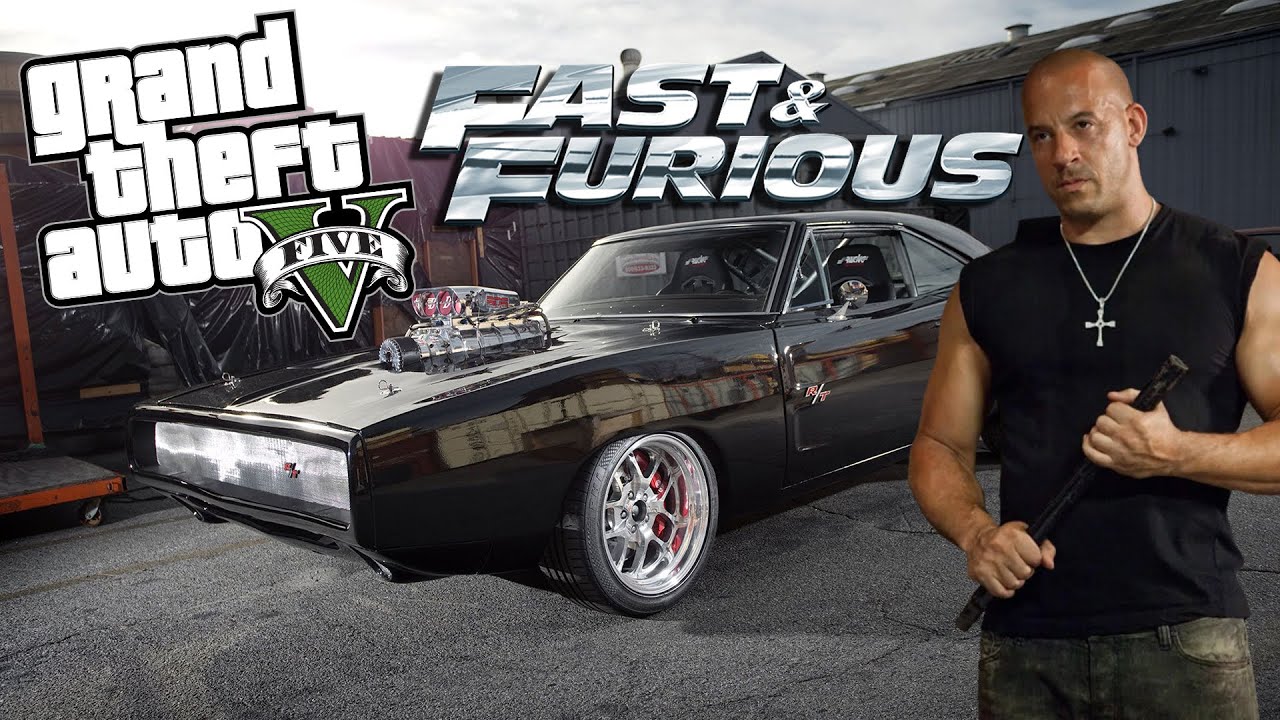 FAST AND FURIOUS 7 DANS GTA5 : AVOIR LA DODGE CHARGER 1970 DE DOMINIC TORETTO - Mrjksaw
