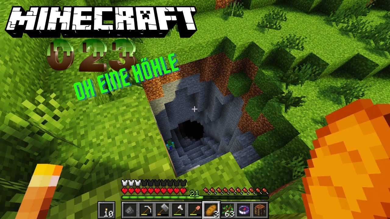 Minecraft Java 023 Wir haben ja eine Höhle bei uns