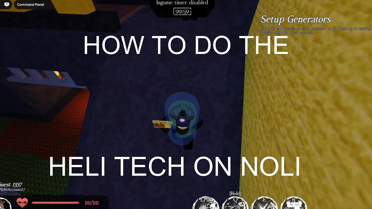 Know HOW to do HELI TECH on NOLI in 30 secs!!