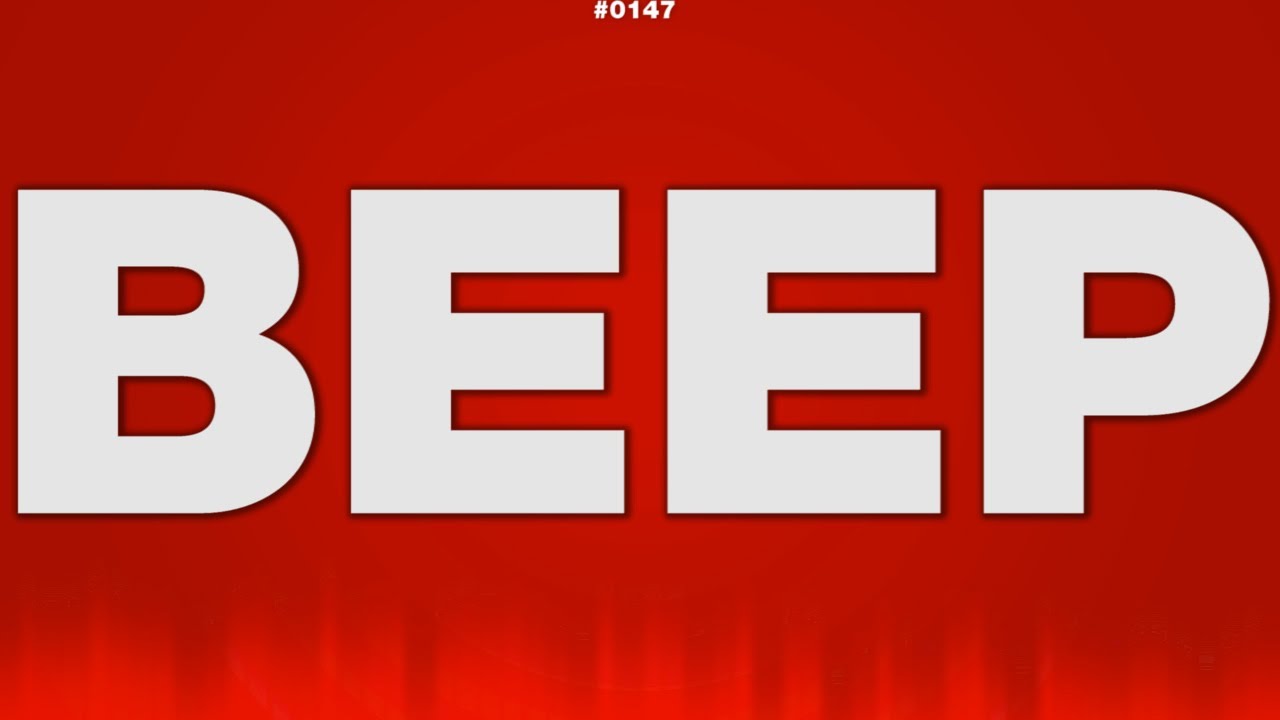 TV Beep - EFEKT DŹWIĘKOWY - Bleep Blooper TV Peep