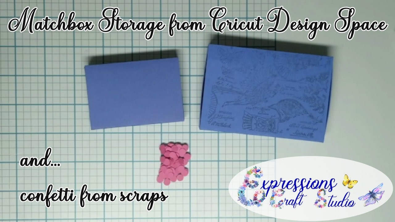 Cricut Design Space - Хранение мелочей в виде спичечных коробков