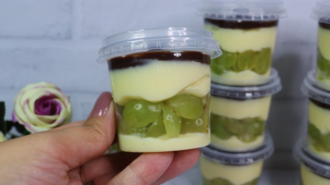 SURPRESA DE UVA NO POTE - FAÇA E VENDA MUITO 💰MINI POTE SURPRESA DE UVA SUPER FÁCIL | Bru