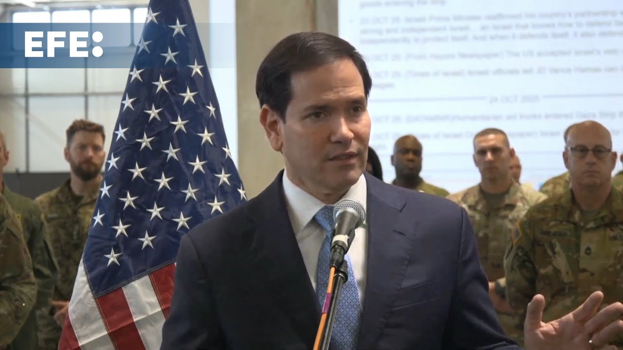 Rubio afirma que Hamas n&atilde;o pode governar nem estar envolvido em futuro governo de Gaza