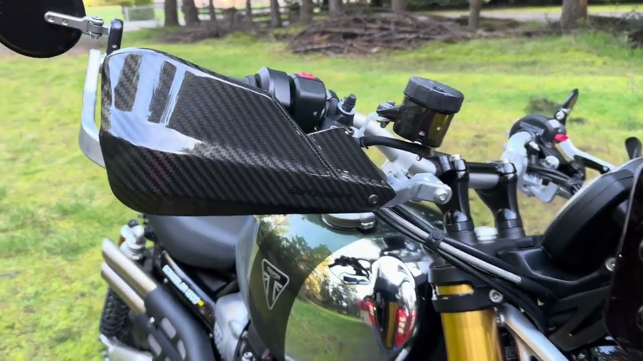Barkbusters & Bar End Mirrors Installation | Triumph Scrambler XE