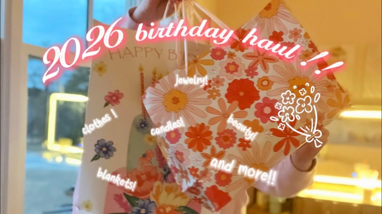2026 birthday haul!! 💗 #foryou #blowup #viral #haul #entertainment #aesthetic 