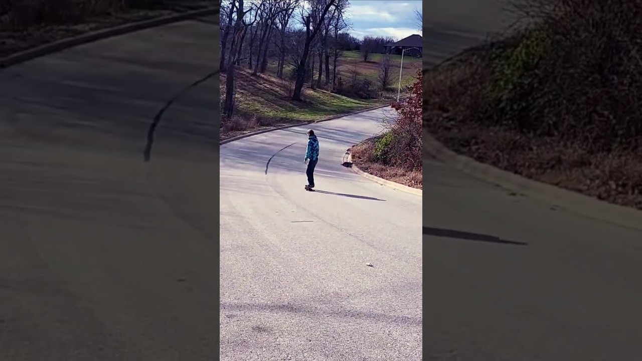 #skateboarding #hillbombing