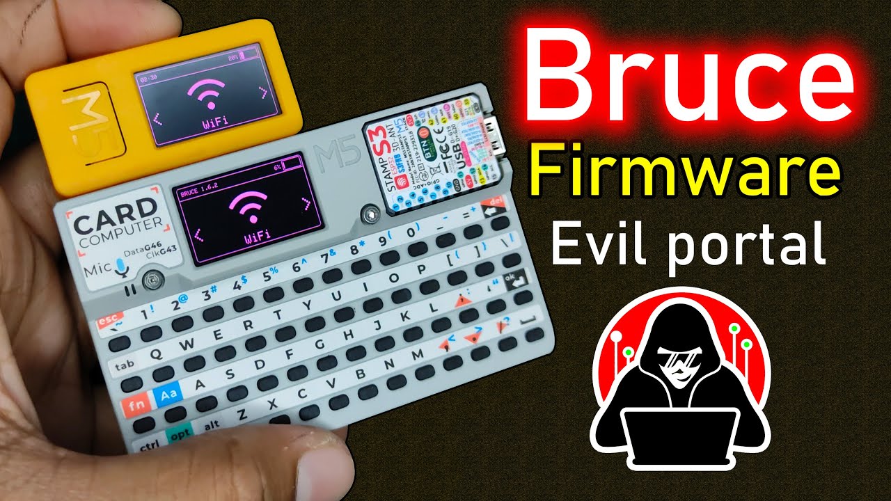 Complete Guide: Install and Use Bruce Firmware on M5Stack Cardputer Kit & M5Stamp S3
