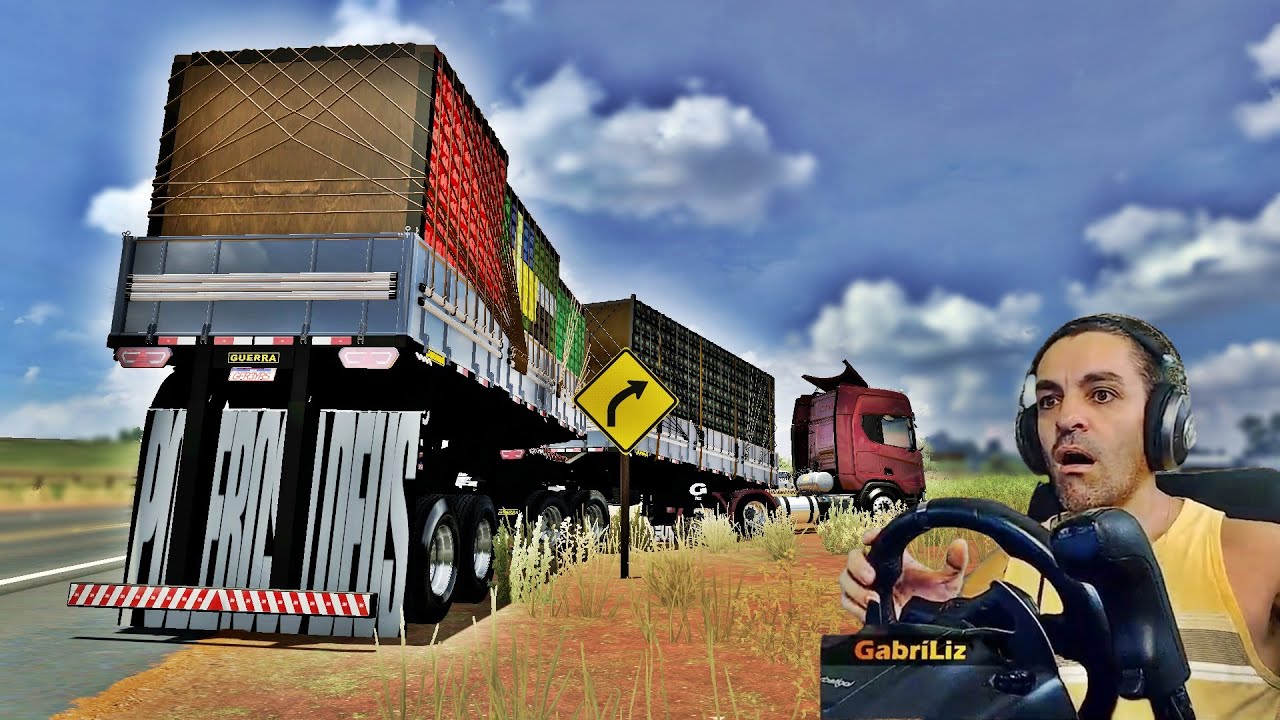 ME ASSUSTEI COM A ALTURA DESSA CARRETA BITREM - Vida de Caminhoneiro 316 - Euro Truck Simulator 2