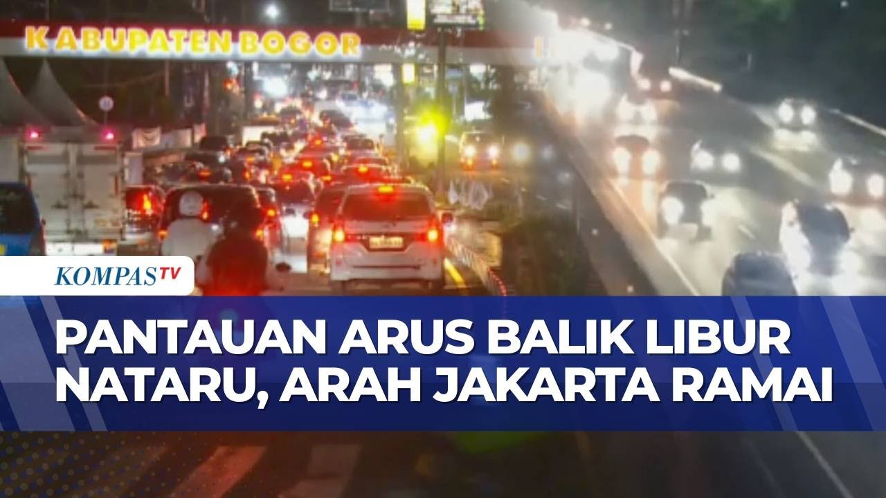 Arus Balik Nataru: Tol Cikampek Arah Jakarta dan Simpang Gadog Bogor Ramai | 1 Januari 2026