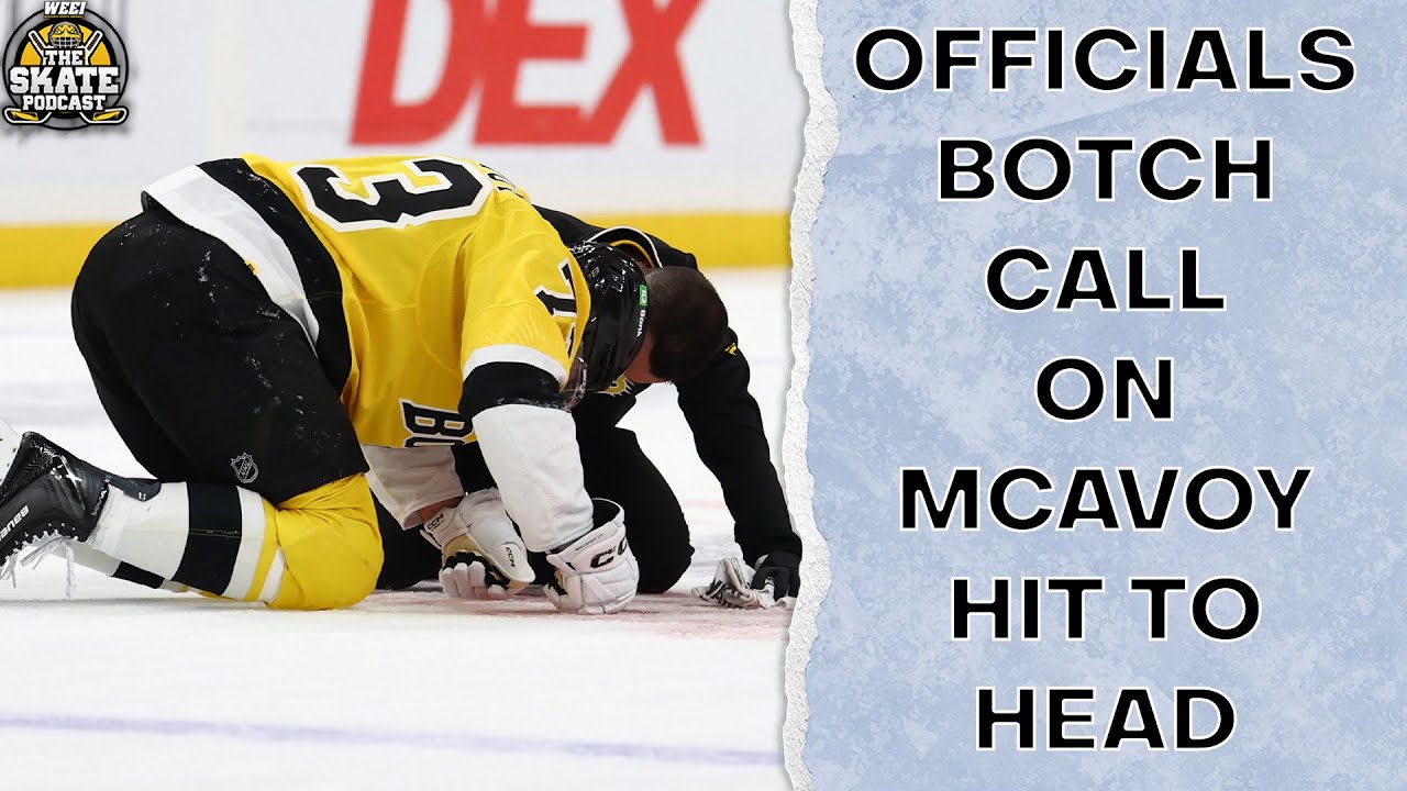 Officials botch call on McAvoy hit to head | The Skate Pod, Ep. 532