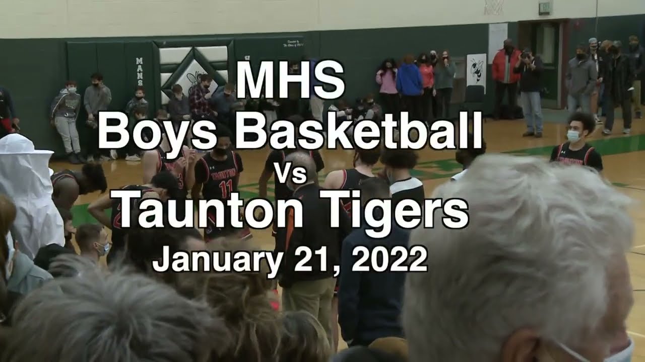 2021-22 THS Boys Basketball: Taunton @ Mansfield... January 21st, 2022