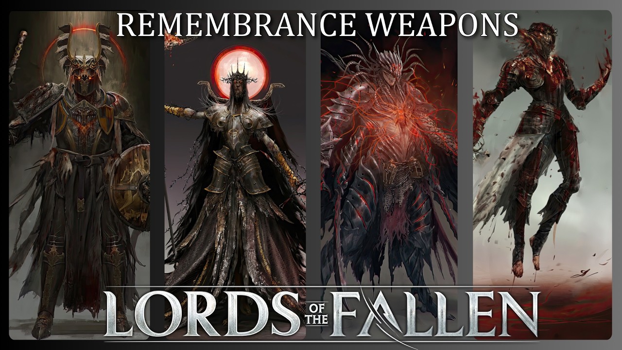 Tất cả 13 món vũ khí của các con trùm | Lords Of The Fallen