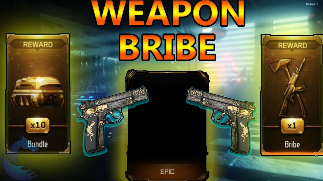 Opening up the Black Market Weapons Bribe -What weapon will i get?!