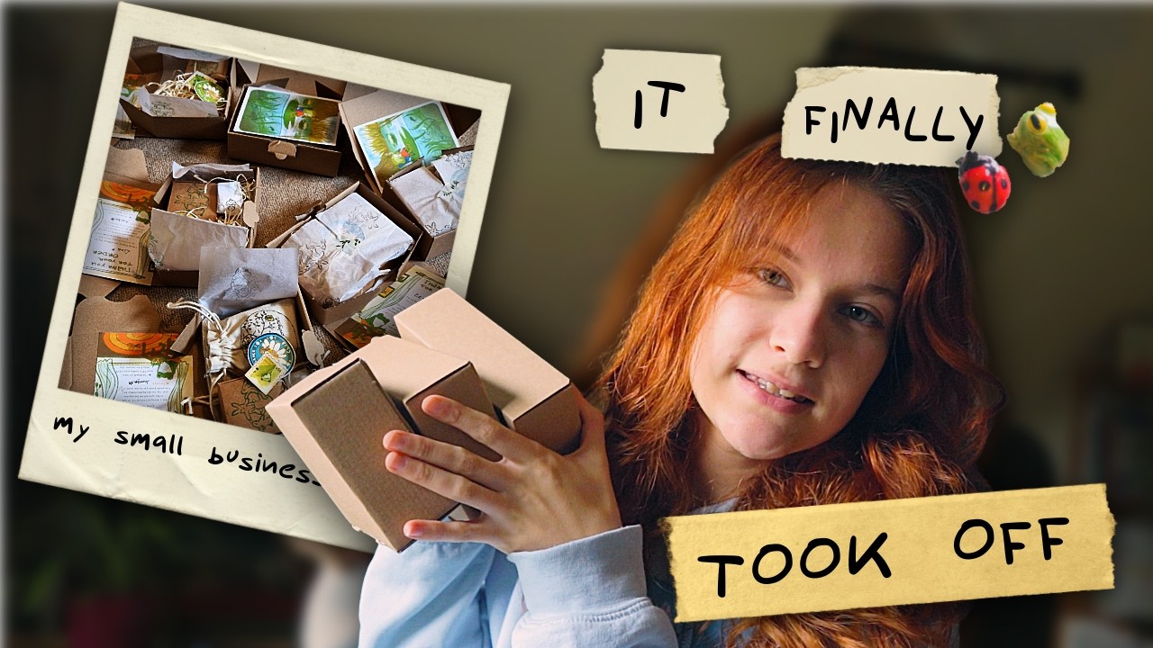 How I Package My First Orders & What Starting a Small Business Really Taught Me