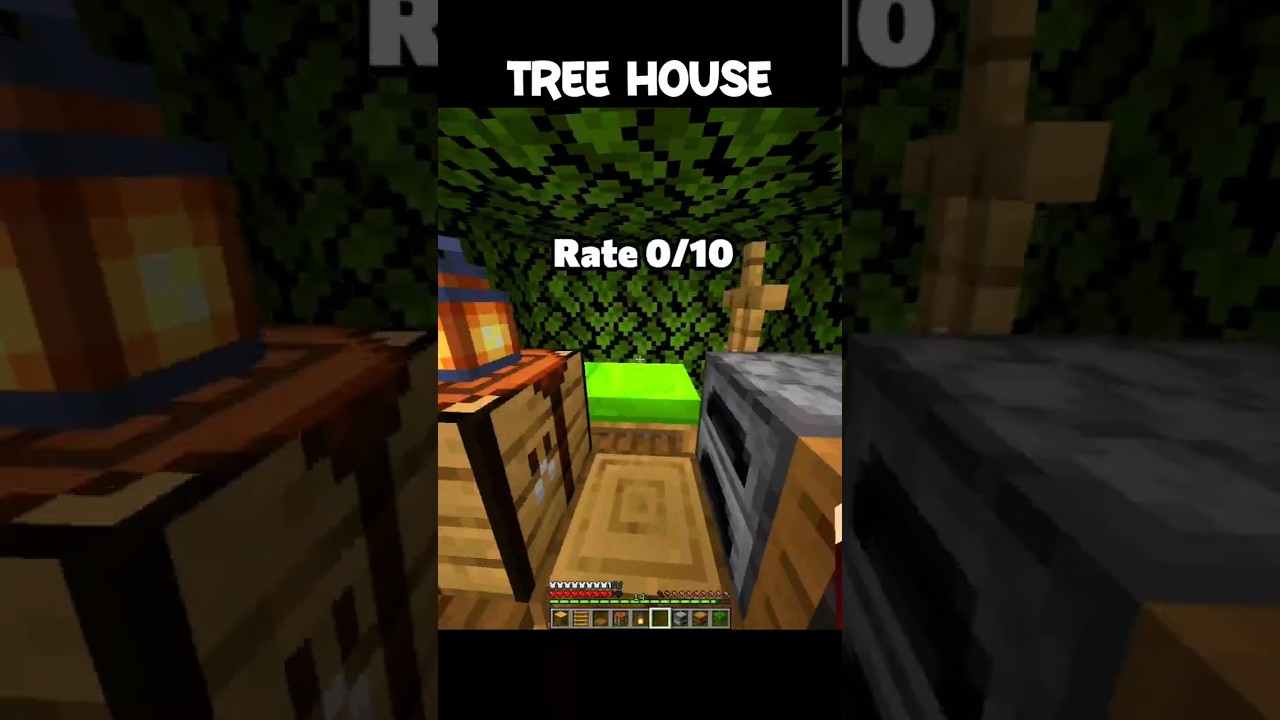 Minecraft Tree Starter House 💀
