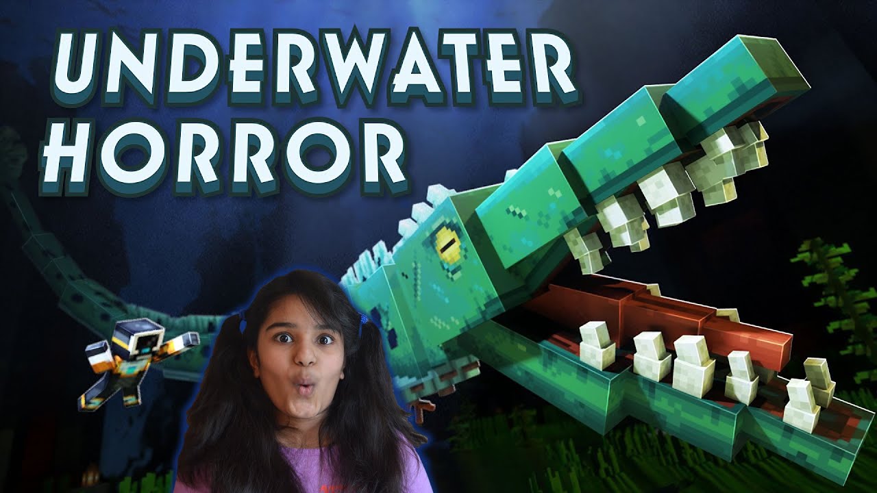 Underwater Horror | Surviving Scary Sea Monsters in this Survival Minecraft Marketplace Map