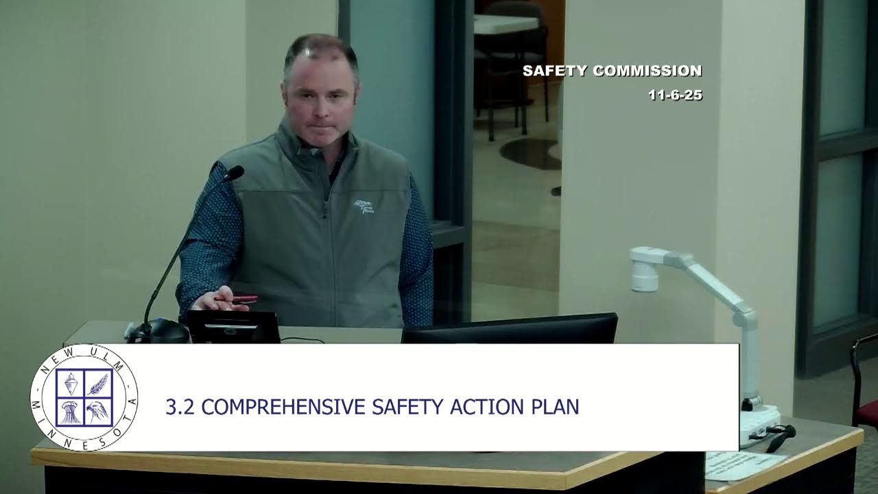 November 6, 2025 New Ulm  Safety Commission